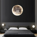 Dimmable Moon Wall Lamp: 24-inch AC CCT Stepless Dimming Wall & Ceiling Light for Living Room and Bedroom